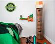 Minecraft Brownstone Torch Standing Floor Lamp and Storage Unit | 5 Feet Tall