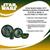 Star Wars Boba Fett Mandalorian Stoneware Plates & Bowl Collection | 4-Piece Set