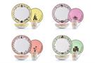 Disney Princess 16-Piece Ceramic Dinnerware Set Collection 3 | Plates, Bowls & Mugs