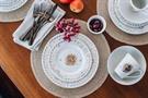 Harry Potter Marauders Map 16-Piece Ceramic Dinnerware Set | Plates, Bowls, Mugs