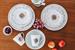 Harry Potter Marauders Map 16-Piece Ceramic Dinnerware Set | Plates, Bowls, Mugs