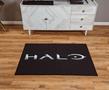 HALO Black Logo Rectangular Area Rug | 36 x 52 Inches
