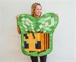 Minecraft Honey Bee Accent Rug | 31 x 29 Inches