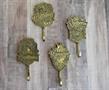 Harry Potter Gold Hogwarts Houses Wall Hooks Storage Rack | Set of 4