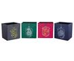 Harry Potter Hogwarts Houses 11-Inch Storage Bin Cube Organizers | Set of 4