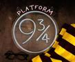 Harry Potter Platform 9 3/4 Hanging LED Neon Wall Light Sign
