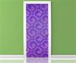 Minecraft Purple Nether Portal Gateway Fabric Door Cling | 34 x 82 Inches