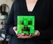 Minecraft Creeper Tin Storage Box Cube Organizer with Lid | 4 Inches