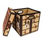 Minecraft Crafting Table Fabric Storage Bin Cube Organizer with Lid | 13 Inches