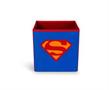 DC Comics Superman Logo Storage Bin Cube Organizer | 11 Inches