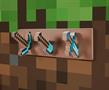 Minecraft Diamond Tool Wall Coat Hooks Storage Rack