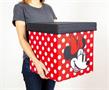 Disney Mickey & Minnie 15-Inch Storage Bin Cube Organizers with Lids | Set of 2