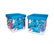 Disney Stitch and Angel 15-Inch Storage Bin Cube Organizers with Lids | Set of 2