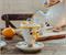 Disney Beauty and the Beast Mrs. Potts Teapot Set With 2 Chip Cups and Saucers