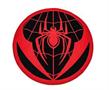 Marvel Spider-Man Miles Morales Chest Logo Round Printed Area Rug | 52 Inches