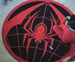 Marvel Spider-Man Miles Morales Chest Logo Round Printed Area Rug | 52 Inches