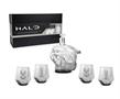 Halo Infinite Master Chief Helmet 6-Piece Whiskey Decanter Set with Glasses