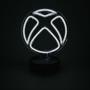Xbox Logo Battery-Powered White Neon Desk Lamp Light | 9 Inches Tall