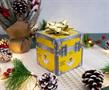 Back to the Future Plutonium Crate Tin Storage Box Cube Organizer | 4 Inches
