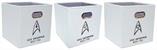 Star Trek: The Original Series NCC-1701 Storage Bin Cube Organizers | Set of 3