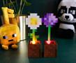 Minecraft Daisy and Allium Flower Pot Mood Lights | Set of 2