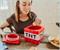 Minecraft TNT Block Ceramic Cookie Jar Container | 6 Inches Tall