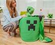 Minecraft Green Creeper Woven Cotton Rope Hamper Storage Basket