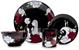 Disney Nightmare Before Christmas Jack and Sally Roses 16-Piece Dinnerware Set
