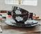 Disney Nightmare Before Christmas Jack and Sally Roses 16-Piece Dinnerware Set