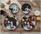 Disney Nightmare Before Christmas Jack and Sally Roses 16-Piece Dinnerware Set