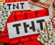 Minecraft Red TNT Kitchen Set | Apron, Oven Mitt, Dish Towels, Pot Holder