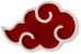Naruto Shippuden Akatsuki Red Cloud Ceramic Trinket Tray Dish