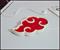 Naruto Shippuden Akatsuki Red Cloud Ceramic Trinket Tray Dish
