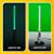 Star Wars Luke Skywalker Green Lightsaber 12-Inch Mini LED Mood Light