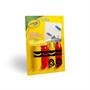 Crayola Set of 4 Crayon Wall Hooks | Happy Harlekin (2x Dandelion, 2x Red)