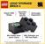 LEGO Desk Drawer 4 Knobs Stackable Storage Box | Black