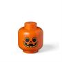 LEGO Small Storage Head | Pumpkin | Orange