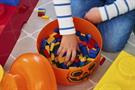 LEGO Large 9 x 10 Inch Plastic Storage Head | Pumpkin