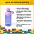 LEGO 16 Ounce Plastic Hydration Bottle | Lavender