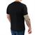Blossom "Whoa" Men's Black Cotton T-Shirt