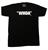 Blossom "Whoa" Men's Black Cotton T-Shirt