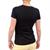 Felicity Gold Logo Junior's Black Cotton T-Shirt
