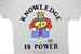 Schoolhouse Rock! œKnowledge Is Power Adult T-Shirt - Grey