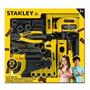 Stanley Jr. Deluxe Plastic Tool Set #A