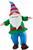 Gnome Adult Inflatable Costume | One Size