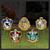 HP House Crests Sets Lawn Decor