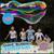 WOWmazing Giant Bubbles Kit Plus | Wand + 5 Packets Bubble Concentrate + Booklet