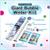 WOWmazing Winter Giant Bubble Kit | Wand + 2 Packets Bubble Concentrate + 8 Stickers