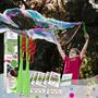 WOWMAZING Mega Value Big Bubble Kit | 2 Wands & Bubble Powder 6-Pack