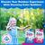 PoppinColorz Hydra Rechargeable 2-in-1 Color Bubbles Blaster and Water Gun